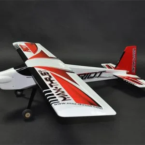Max Thrust Pro-Built Balsa Riot ARTF - IC or Electric RED - SPECIAL