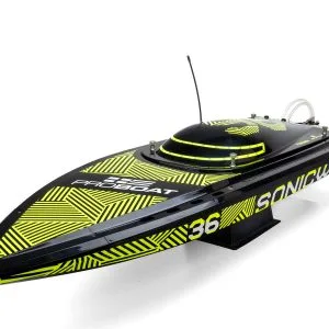 ProBoat Sonicwake 36in V3 Self-Righting V-Hull Boat RTR - Black - Due 30 Jul