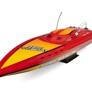 ProBoat Sonicwake 36in V3 Self-Righting V-Hull Boat RTR - Red - Due 30 Jul